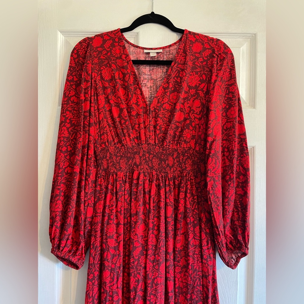 Knox Rose - Red Floral Maxi Dress size XS